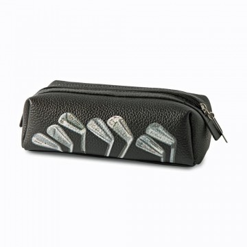 Toiletry Bag | Vintage Signature Golf Clubs | Black | Mini